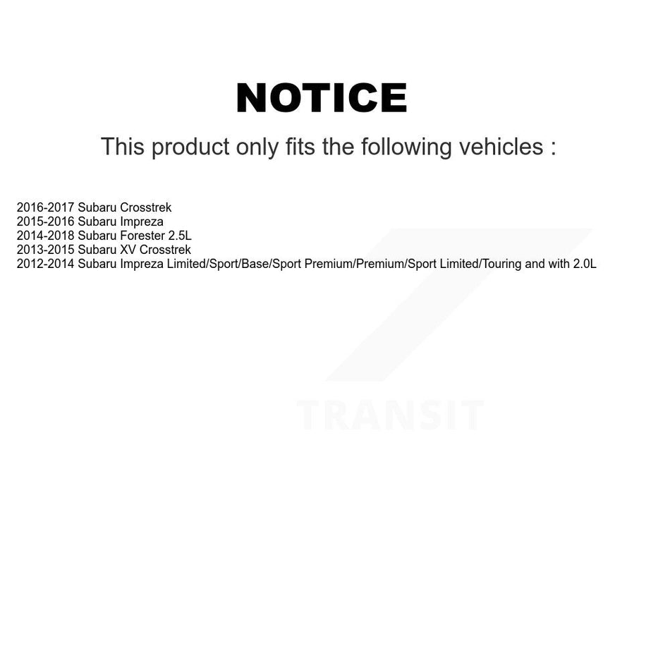 Front Rear Ceramic Disc Brake Pads And Parking Shoes Kit For Subaru Forester KNN-101455