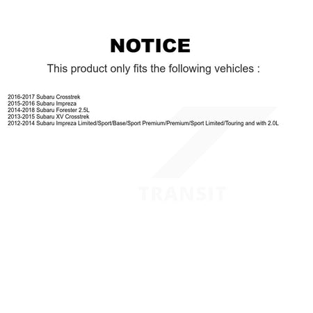 Front Rear Ceramic Disc Brake Pads And Parking Shoes Kit For Subaru Forester KNN-101457