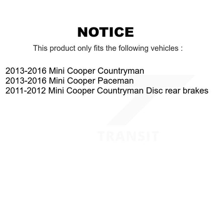 Front Ceramic Disc Brake Pads And Wear Sensors Kit For Mini Cooper Countryman Paceman KNW-100820