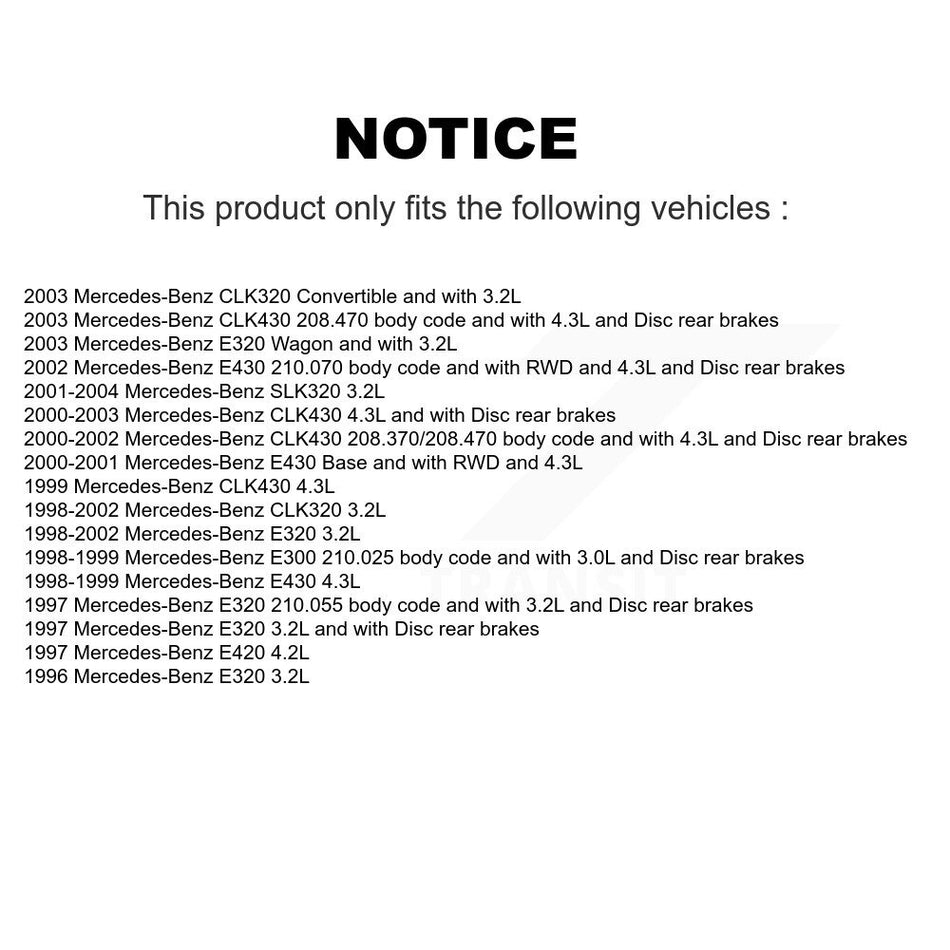 Front Ceramic Disc Brake Pads And Wear Sensors Kit For Chrysler Crossfire KNW-100845