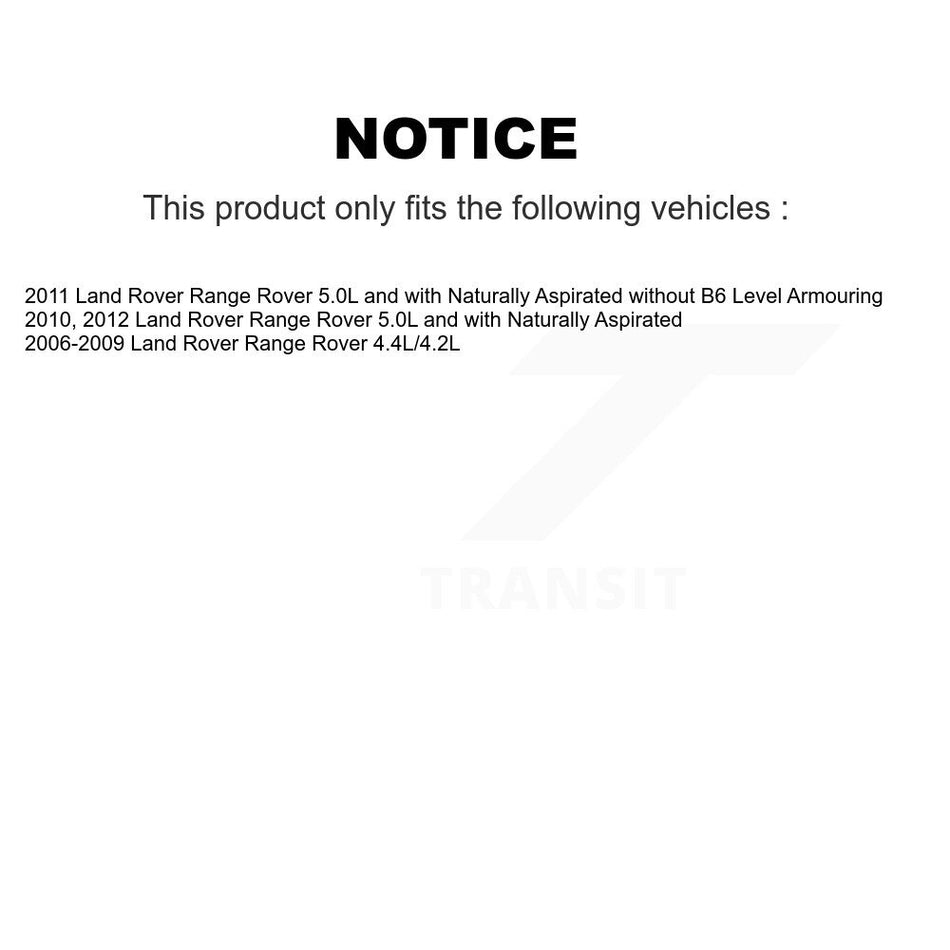 Rear Ceramic Disc Brake Pads And Wear Sensors Kit For Land Rover Range KNW-101108