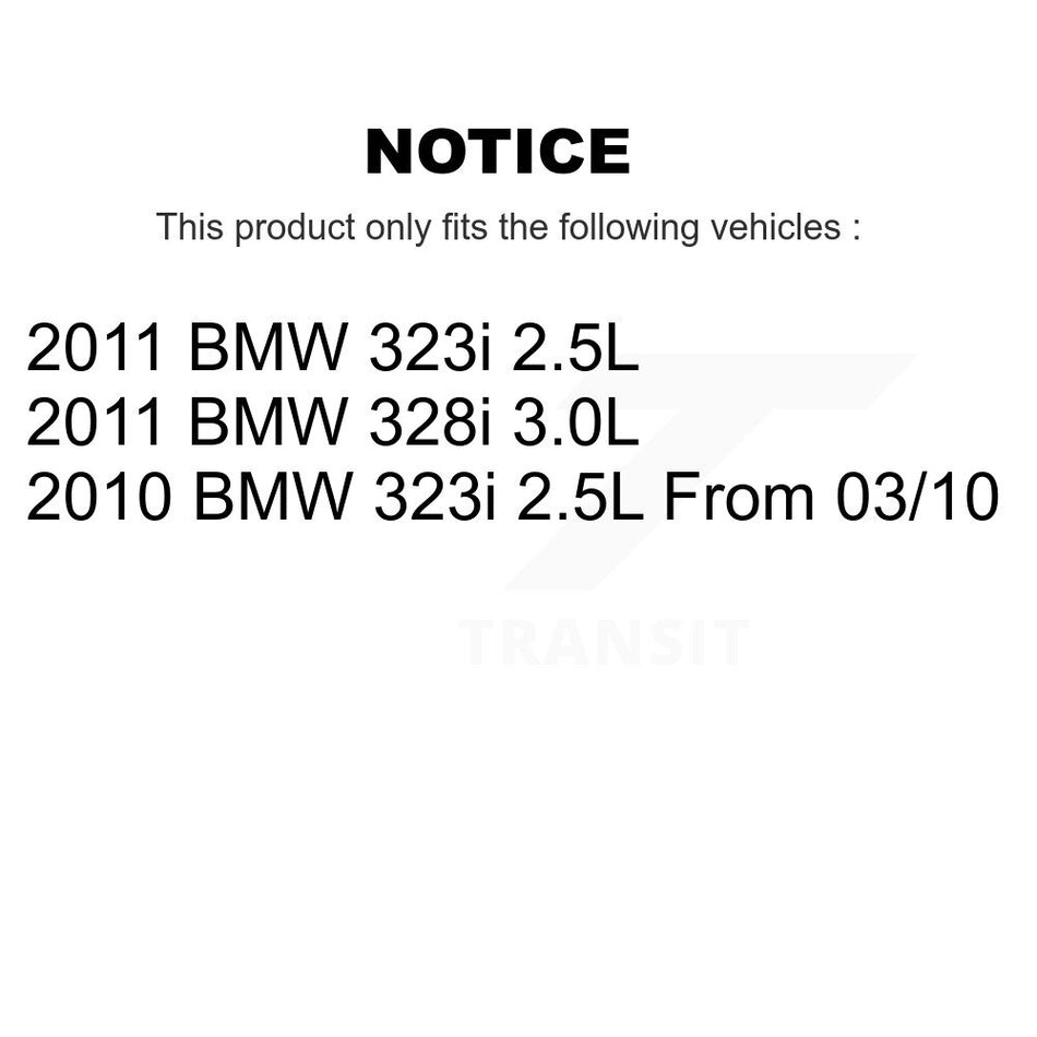 Front Rear Ceramic Disc Brake Pads And Wear Sensors Kit For BMW 323i 328i KNW-101113