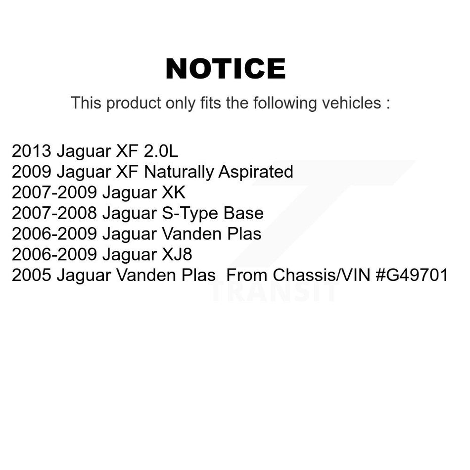 Front Rear Semi-Metallic Brake Pads Kit For Jaguar XF XK XJ8 Vanden Plas S-Type KPF-100093