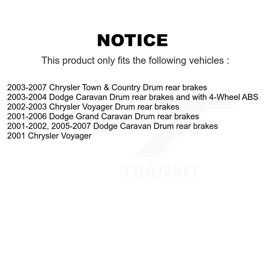 Front Rear Semi-Metallic Brake Pads Kit For Dodge Grand Caravan Chrysler Town & Country Voyager KPF-100393