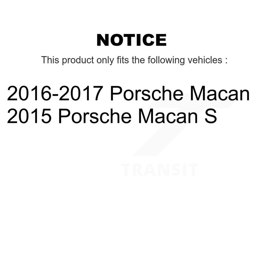 Front Rear Semi-Metallic Brake Pads Kit For Porsche Macan KPF-100517