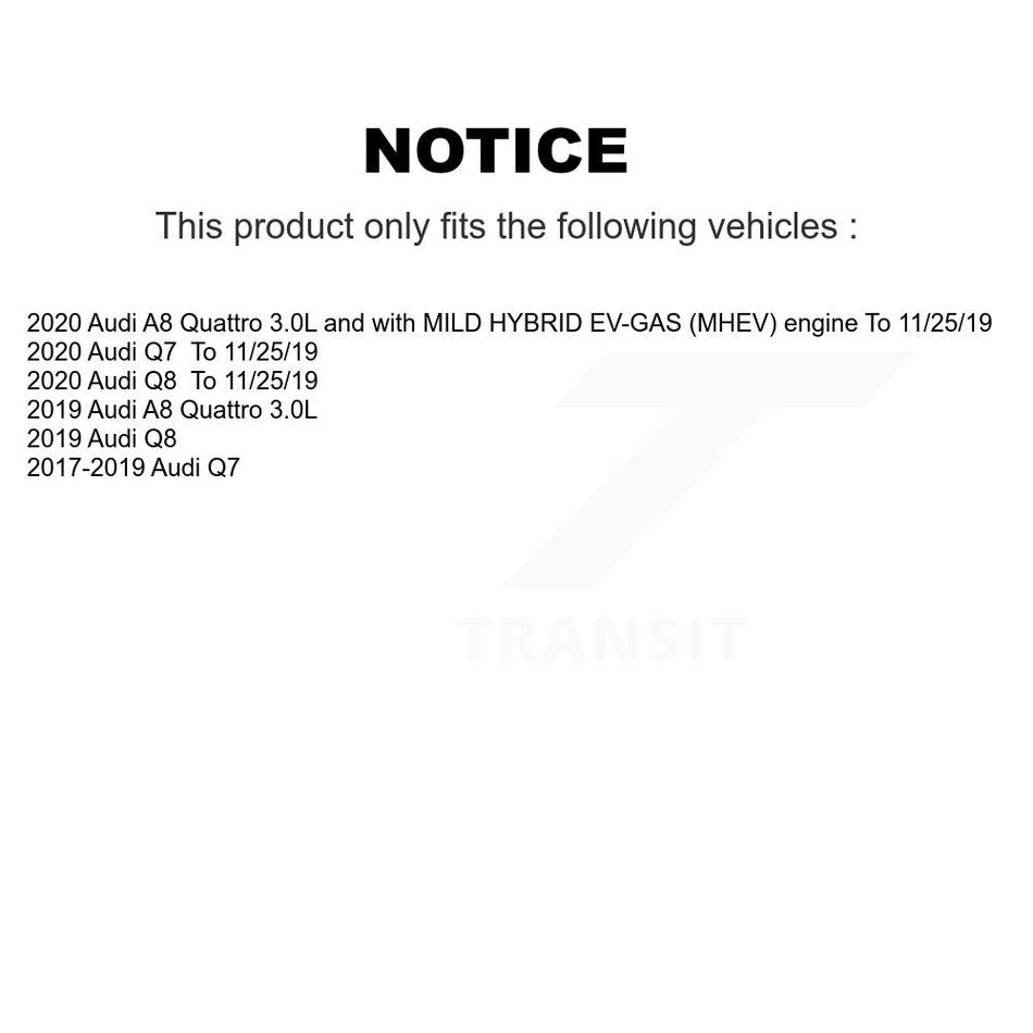 Front Rear Semi-Metallic Brake Pads Kit For Audi Q7 Q8 A8 Quattro KPF-100535