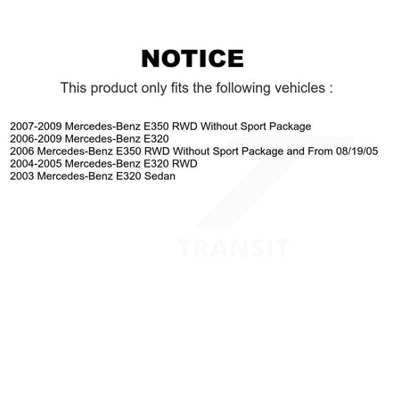 Front Rear Semi-Metallic Brake Pads Kit For Mercedes-Benz E320 E350 KPF-100567