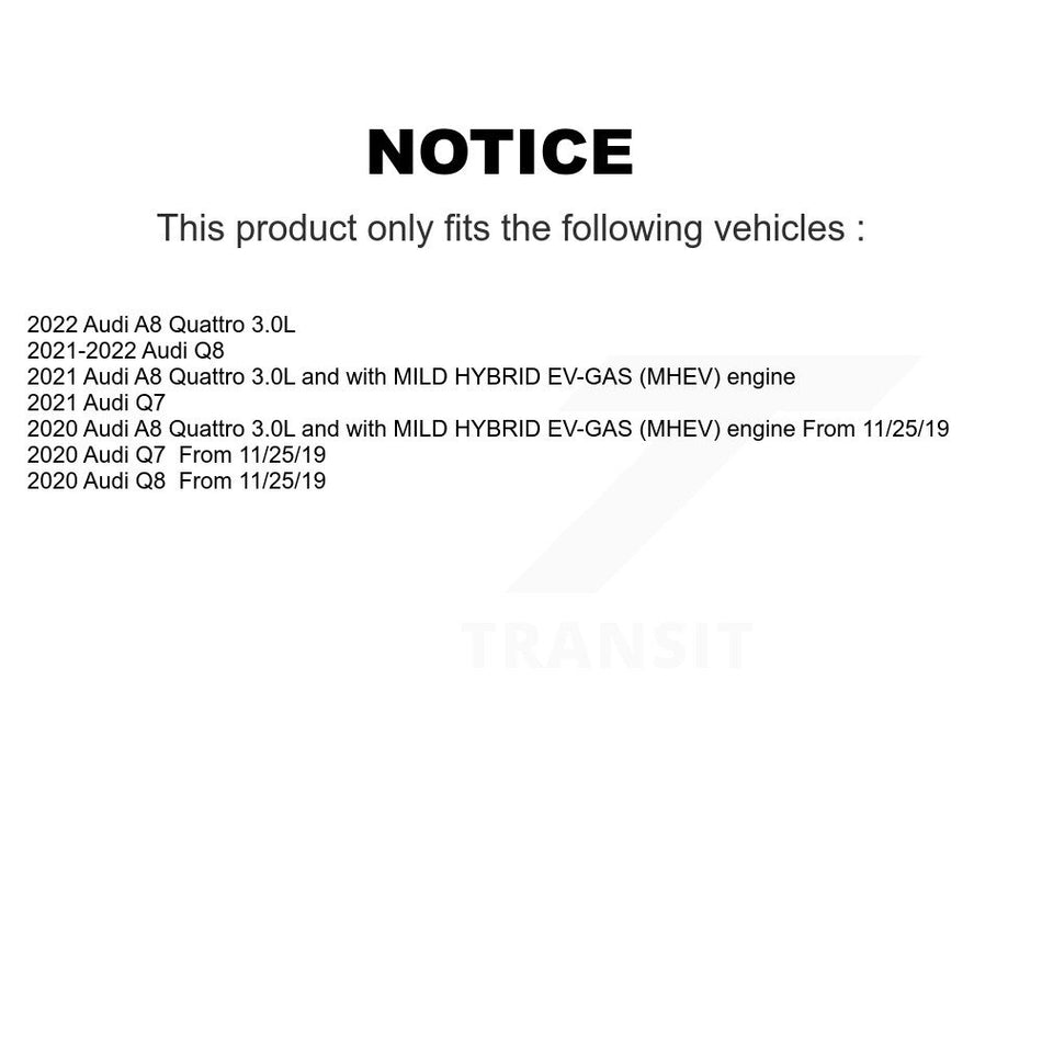 Front Rear Semi-Metallic Brake Pads Kit For Audi Q7 Q8 A8 Quattro KPF-100796