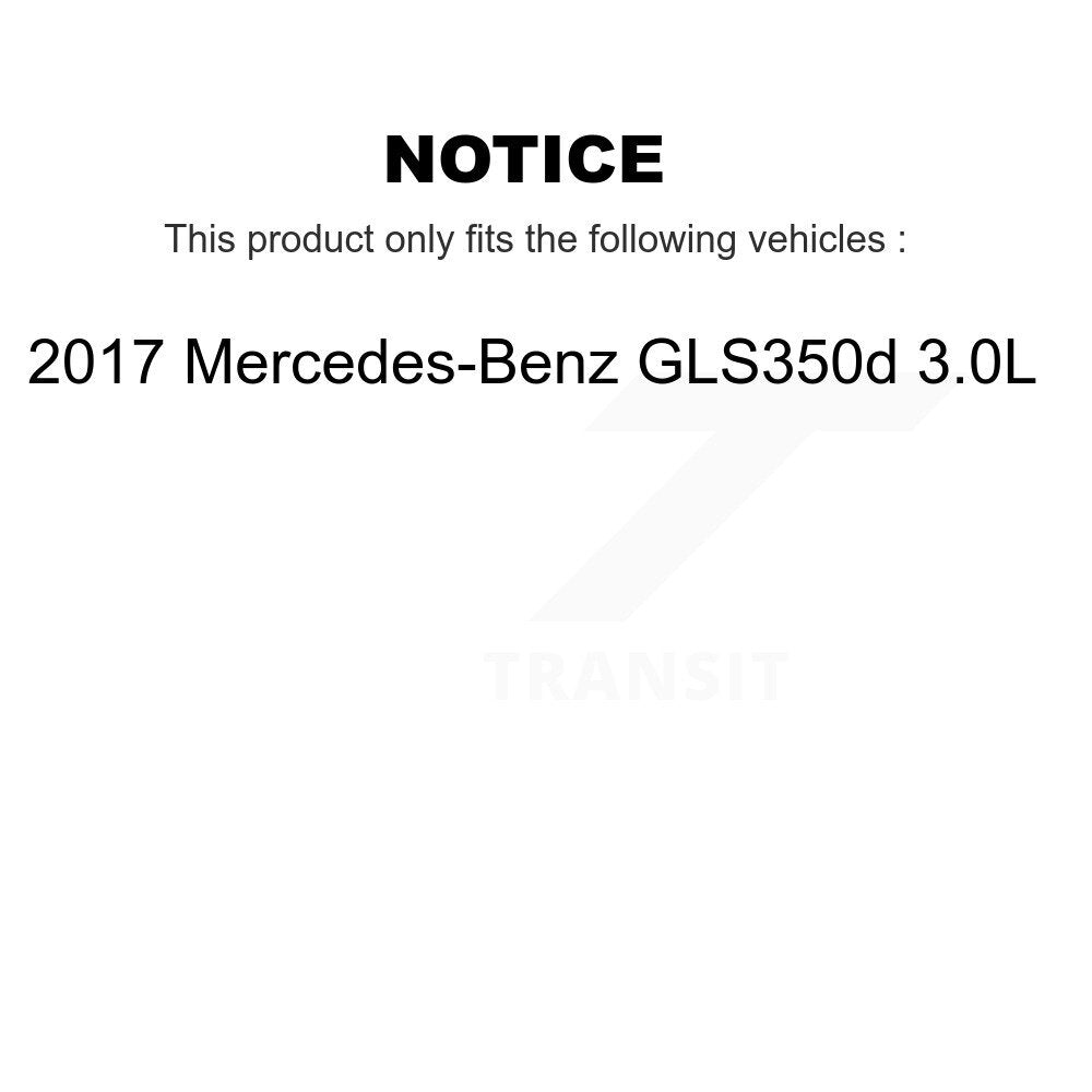 Front Rear Semi-Metallic Brake Pads & Wear Sensor Kit For Mercedes-Benz GL350 GL550 GL450 KPW-100356