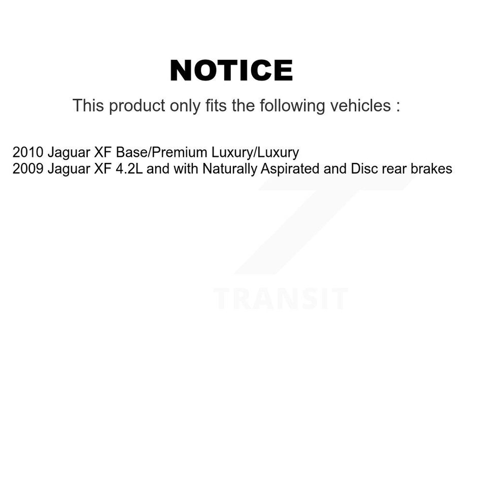 Front Semi-Metallic Disc Brake Pads And Wear Sensors Kit For Jaguar XF KPW-100591