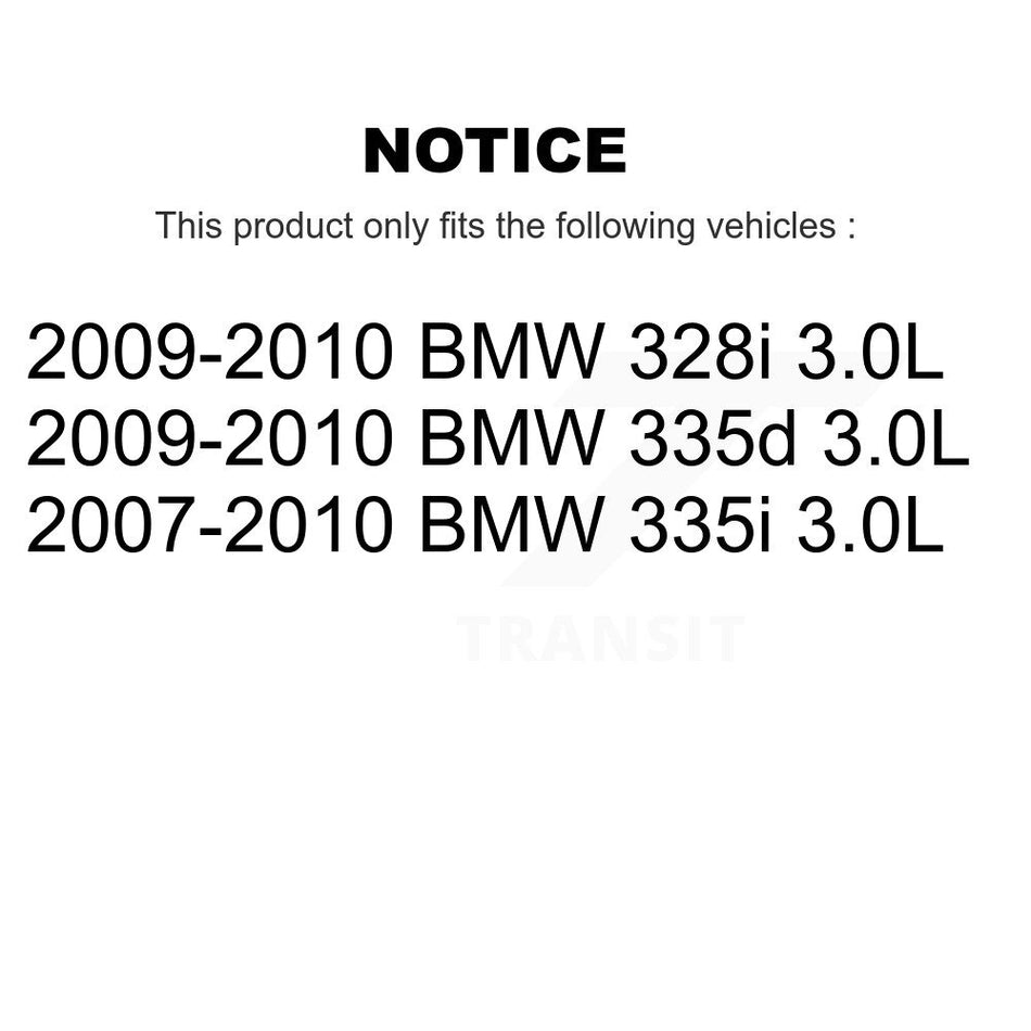 Front Semi-Metallic Disc Brake Pads And Extra Wear Sensor Kit For BMW 335i 323i 328i 335d KPW-100684
