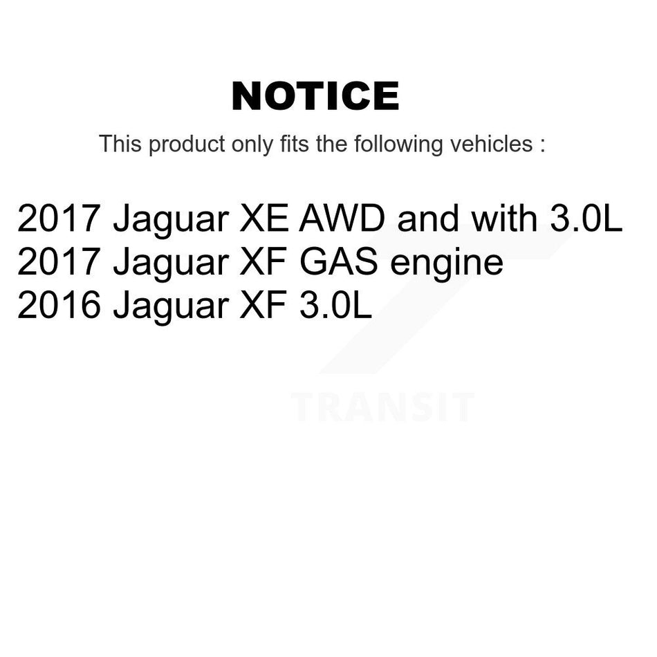 Front Semi-Metallic Disc Brake Pads And Wear Sensors Kit For Jaguar XF XE KPW-100692