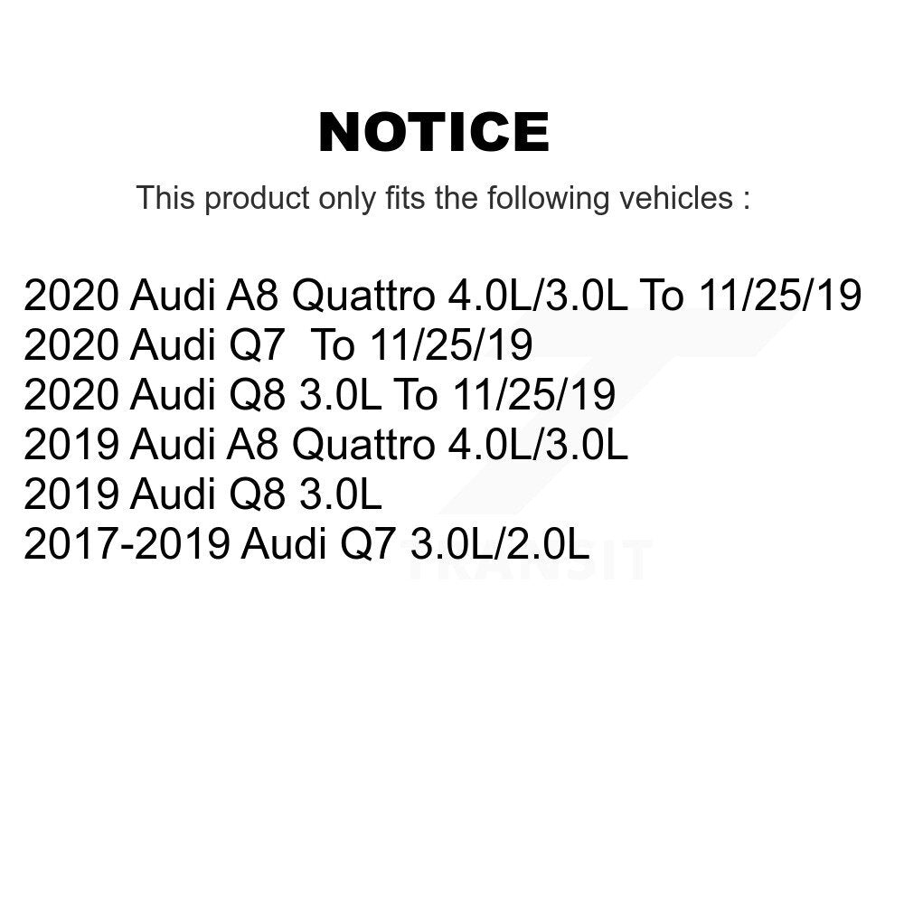 Rear Semi-Metallic Disc Brake Pads And Wear Sensors Kit For Audi Q7 Q8 A8 Quattro KPW-101338