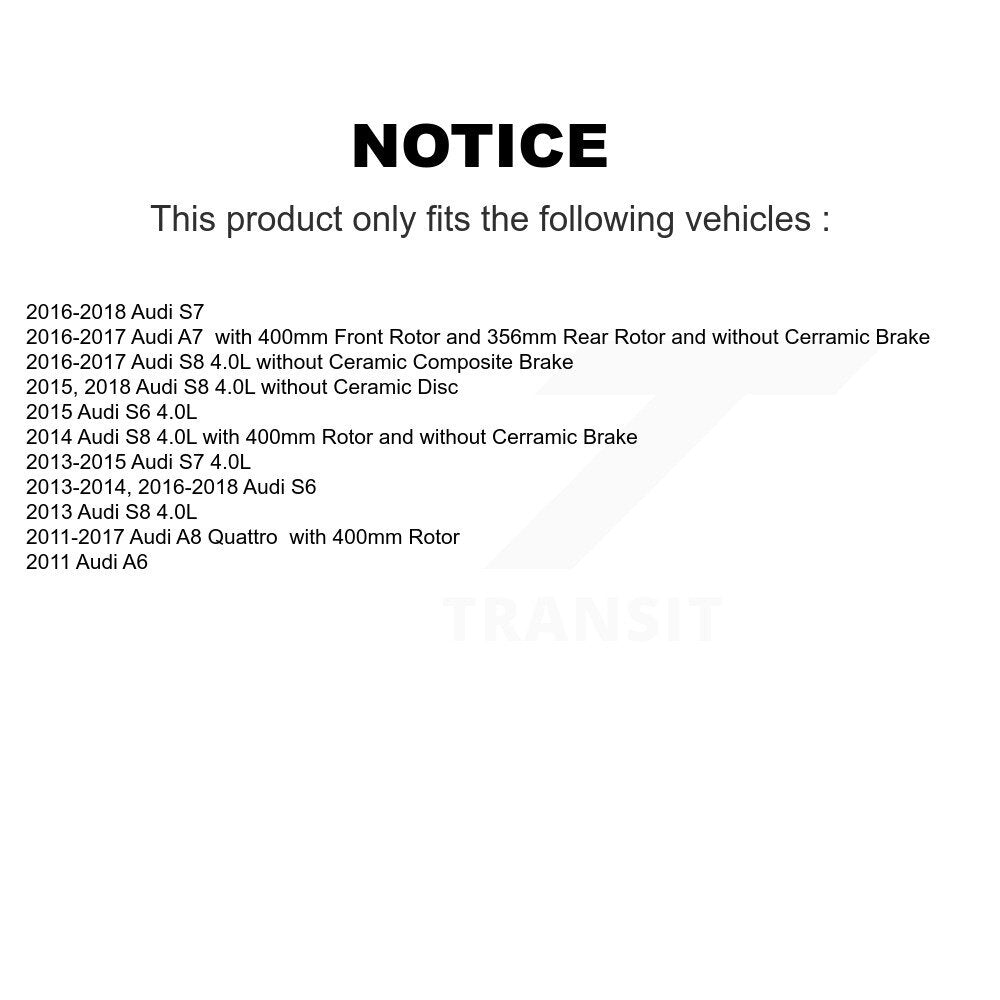 Front Brake Pads Wear Sensor (2 Pack) For Audi A8 Quattro S6 S7 S8 A7 A6 KSE-100035