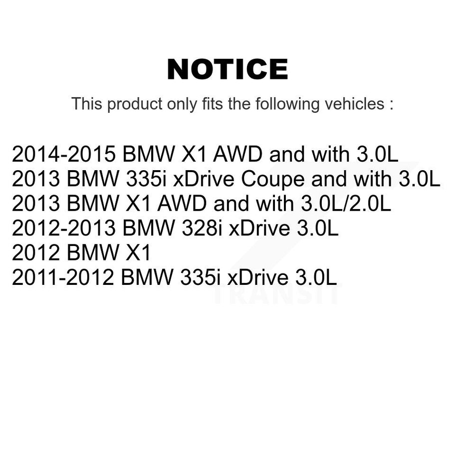 Front Brake Pads Wear Sensor (2 Pack) For BMW X1 328i xDrive 335i KSE-100057
