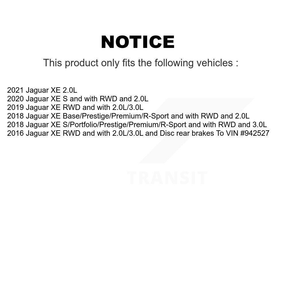 Front Brake Pads Wear Sensor (2 Pack) For Jaguar XE KSE-100060