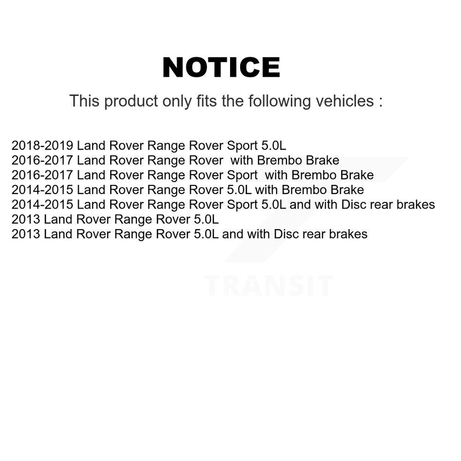 Front Brake Pads Wear Sensor (2 Pack) For Land Rover Range Sport KSE-100096