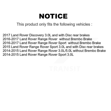 Front Brake Pads Wear Sensor (2 Pack) For Land Rover Range Sport Discovery KSE-100097