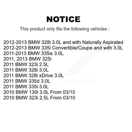 Front Brake Pads Wear Sensor (2 Pack) For BMW 328i xDrive 323i 335i 335is 335d 325i 130i KSE-100107