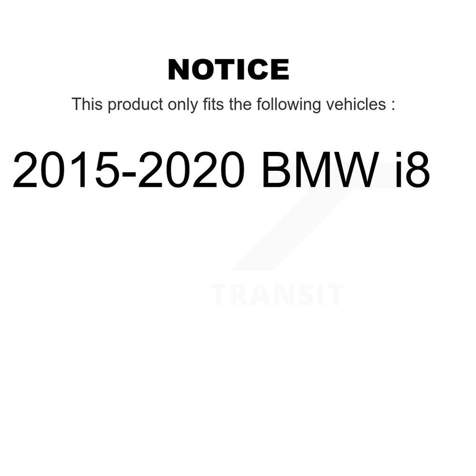 Front Rear Brake Pads Wear Sensor (4 Pack) For 2015-2020 BMW i8 KSE-100205
