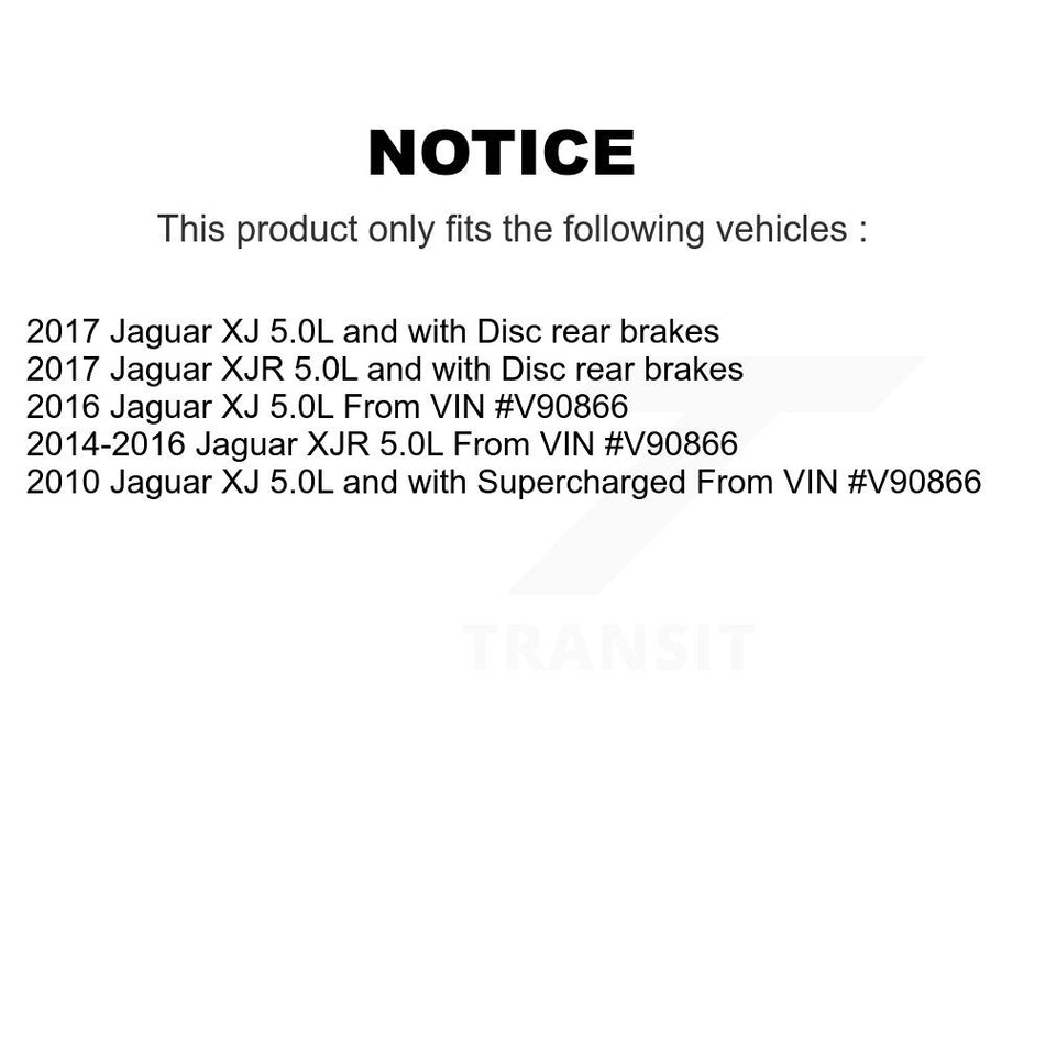 Front Rear Brake Pads Wear Sensor (4 Pack) For Jaguar XJ XJR KSE-100206
