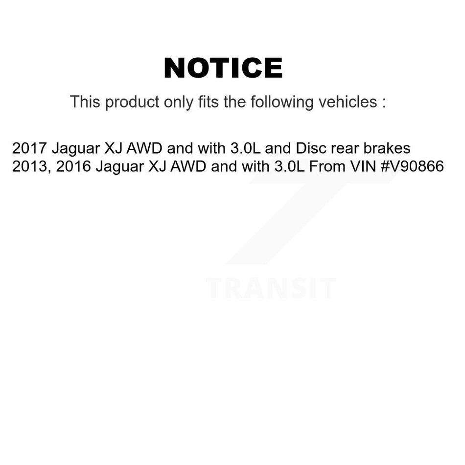 Front Rear Brake Pads Wear Sensor (4 Pack) For Jaguar XJ KSE-100210