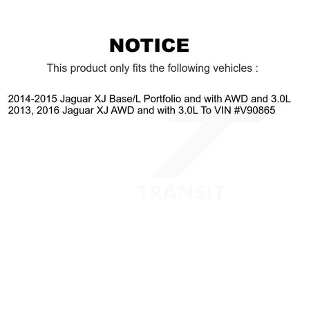 Front Rear Brake Pads Wear Sensor (4 Pack) For Jaguar XJ KSE-100211