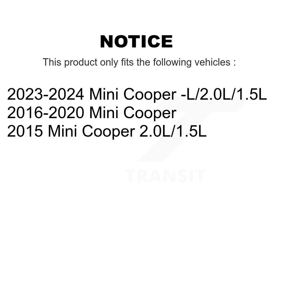 Front Rear Brake Pads Wear Sensor (4 Pack) For Mini Cooper KSE-100217