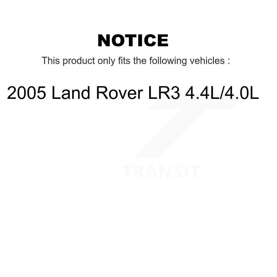 Front Rear Brake Pads Wear Sensor (4 Pack) For 2005 Land Rover LR3 4.4L 4.0L KSE-100242