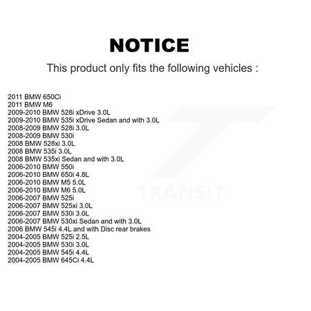 Rear Brake Pads Wear Sensor (2 Pack) For BMW 530i 530xi 650i 528i xDrive 525i 535i 645Ci KSE-100273