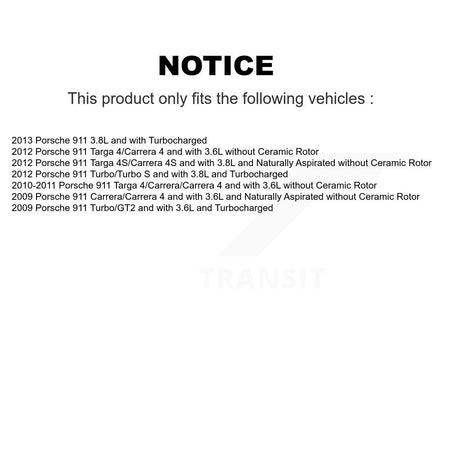 Rear Brake Pads Wear Sensor (2 Pack) For Porsche 911 KSE-100281