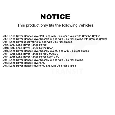 Rear Brake Pads Wear Sensor (2 Pack) For Land Rover Range Sport Discovery KSE-100298