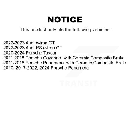 Rear Brake Pads Wear Sensor (2 Pack) For Porsche Cayenne Panamera Taycan Audi e-tron GT KSE-100300