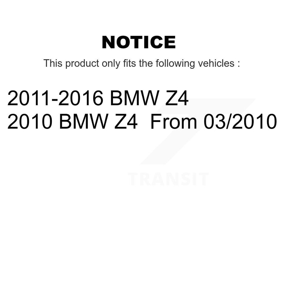 Rear Brake Pads Wear Sensor (2 Pack) For BMW Z4 KSE-100334