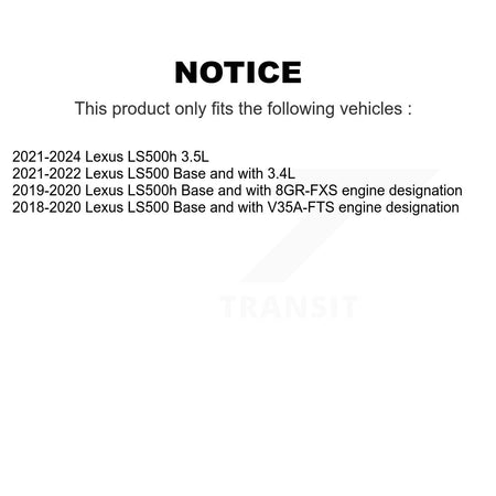 Front Brake Pads Wear Sensor (2 Pack) For Lexus LS500 LS500h KSE-100389