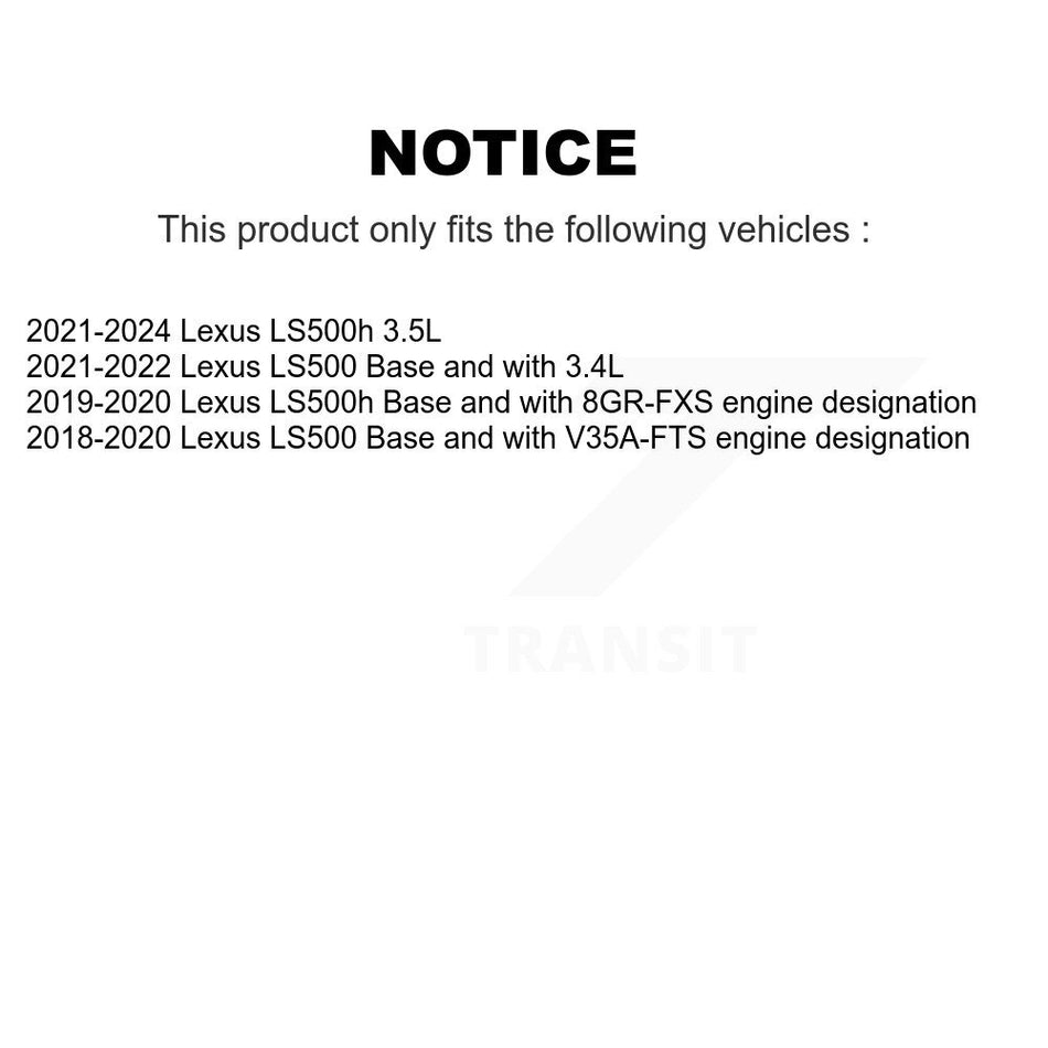 Front Brake Pads Wear Sensor (2 Pack) For Lexus LS500 LS500h KSE-100389
