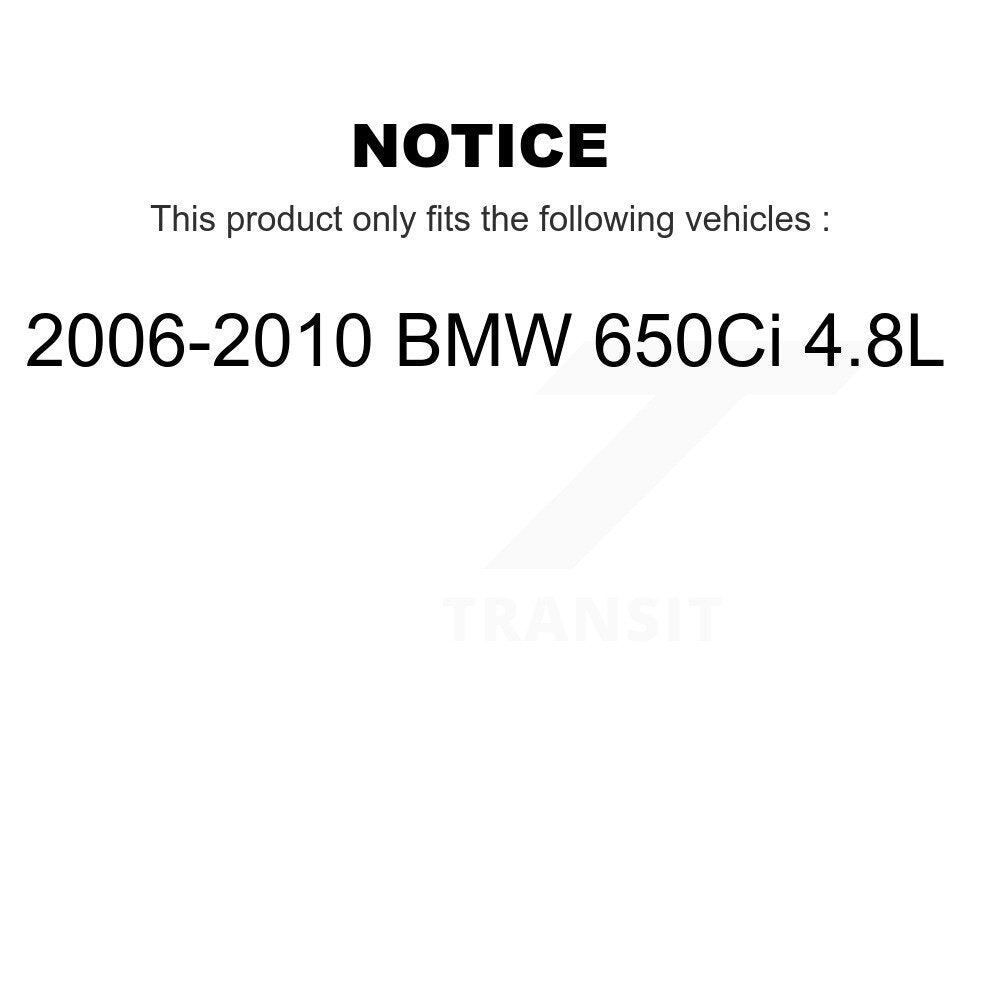 Rear Brake Pads Wear Sensor (2 Pack) For 2006-2010 BMW 650Ci 4.8L KSE-100468