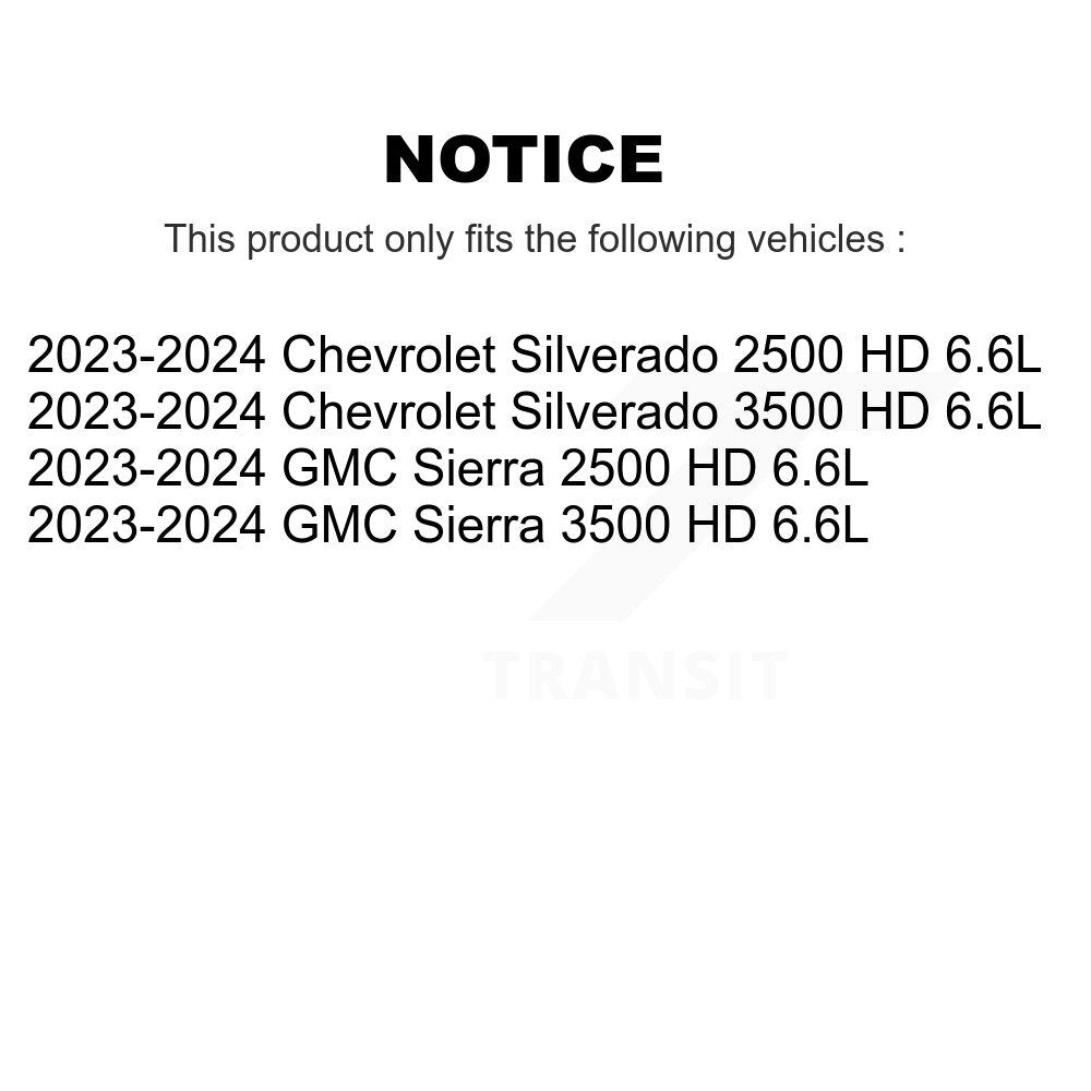 Front Rear Brake Pads Wear Sensor (4 Pack) For GMC Chevrolet Sierra 2500 HD Silverado KSE-100511