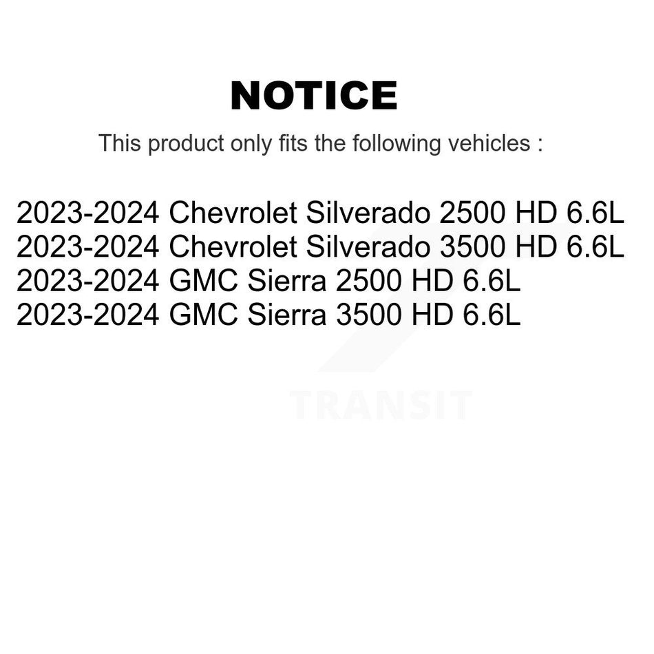 Front Rear Brake Pads Wear Sensor (4 Pack) For GMC Chevrolet Sierra 2500 HD Silverado KSE-100511