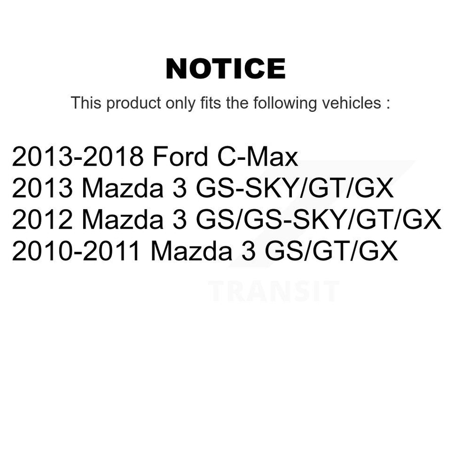 Rear Suspension Shock Absorber And Strut Mount Kit For Mazda 3 Ford C-Max KSH-100015