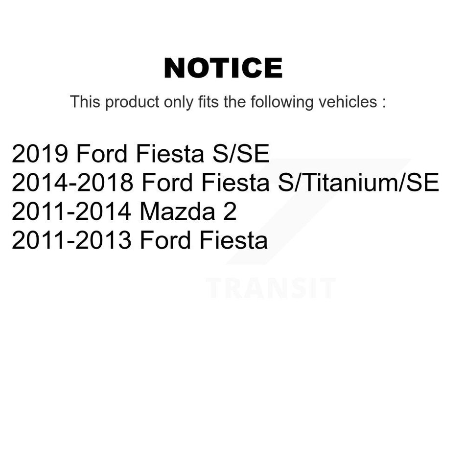Rear Shock Absorber And Strut Mount Kit For Ford Fiesta Mazda 2 KSH-100235