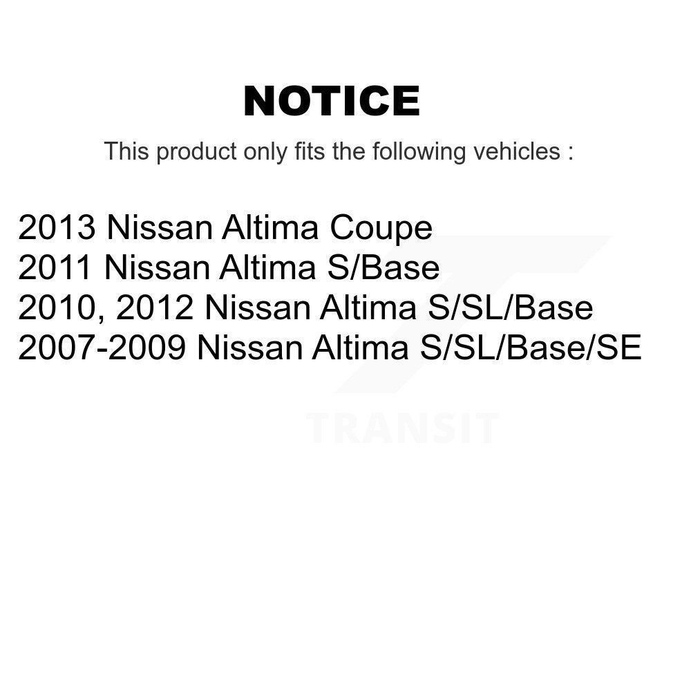 Front Left Suspension Strut And Mount Kit For Nissan Altima KSH-100288
