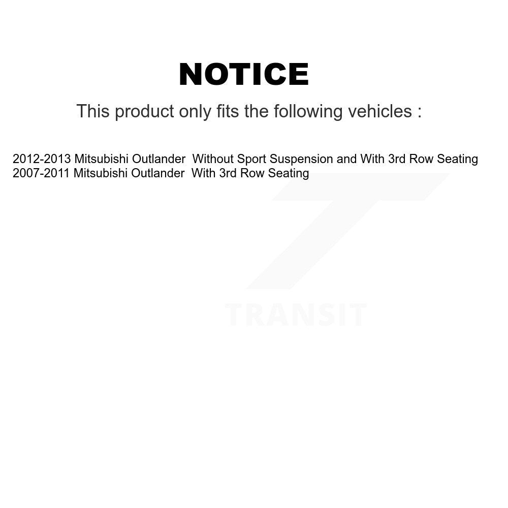 Front Left Suspension Strut And Mount Kit For Mitsubishi Outlander KSH-100327