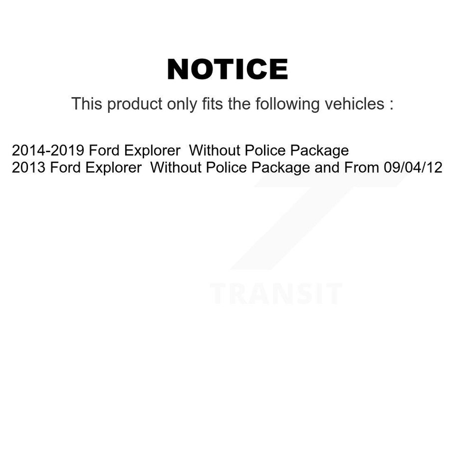 Front Right Suspension Strut And Mount Kit For Ford Explorer KSH-100350