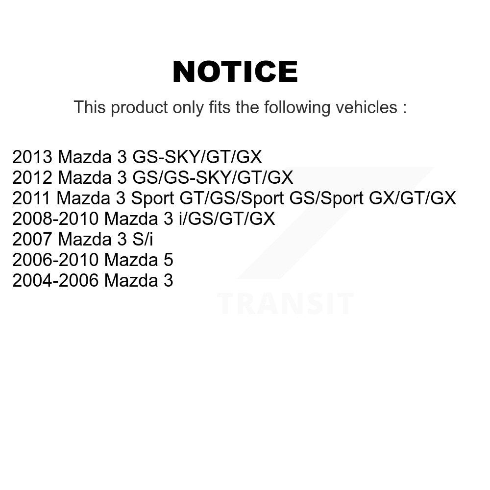 Front Suspension Strut And Mount Kit For Mazda 3 5 KSH-100464