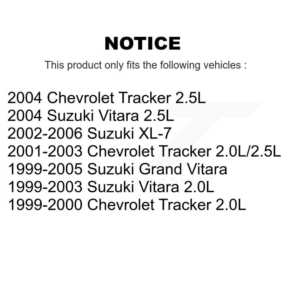 Front Suspension Strut And Mount Kit For Chevrolet Tracker Suzuki Grand Vitara XL-7 KSH-100470