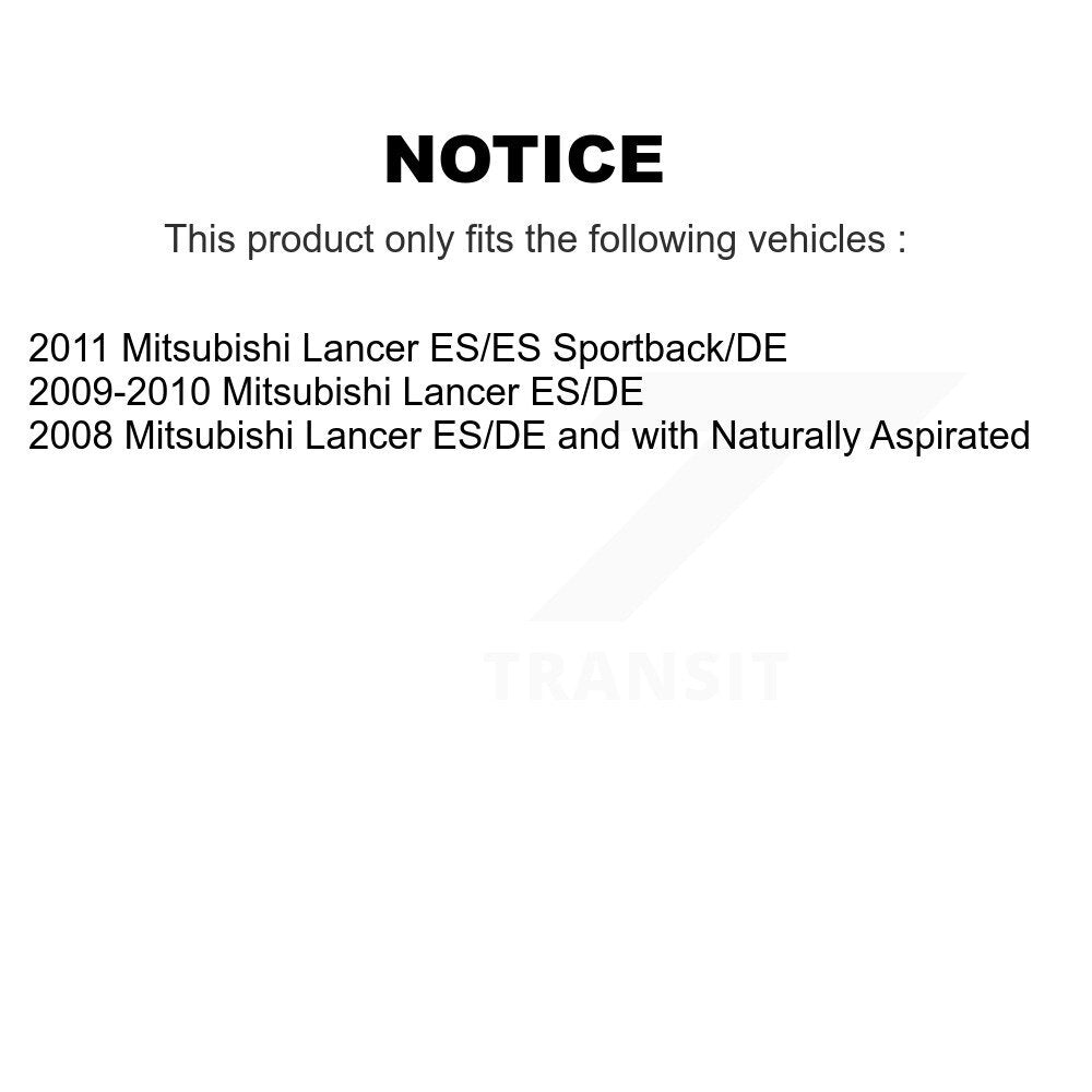 Front Rear suspension Strut & Hardware Kit (8Pc) For Mitsubishi Lancer KSH-100527