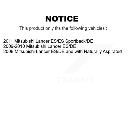 Front Rear suspension Strut & Hardware Kit (8Pc) For Mitsubishi Lancer KSH-100527