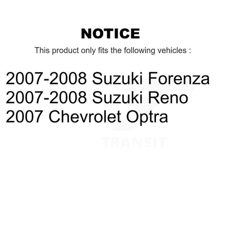 Front Rear Semi-Metallic Brake Pads Kit For Chevrolet Optra Suzuki Forenza Reno KSM-100022