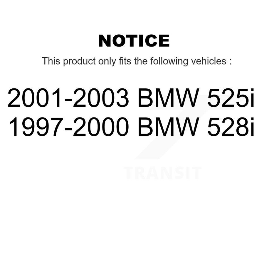 Front Rear Semi-Metallic Brake Pads Kit For BMW 528i 525i KSM-100034